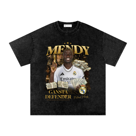 Gansta Defender Mendy (Especial) - Camiseta Washed