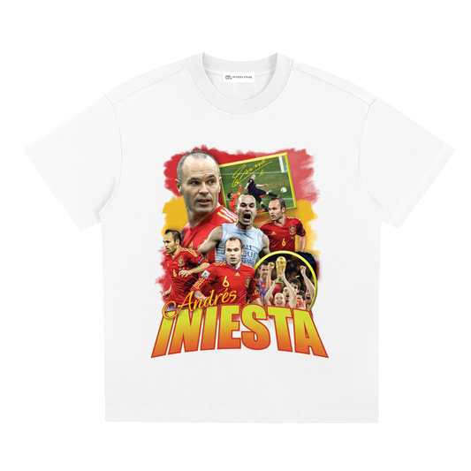 Iniesta Collage (Leyendas) - Camiseta