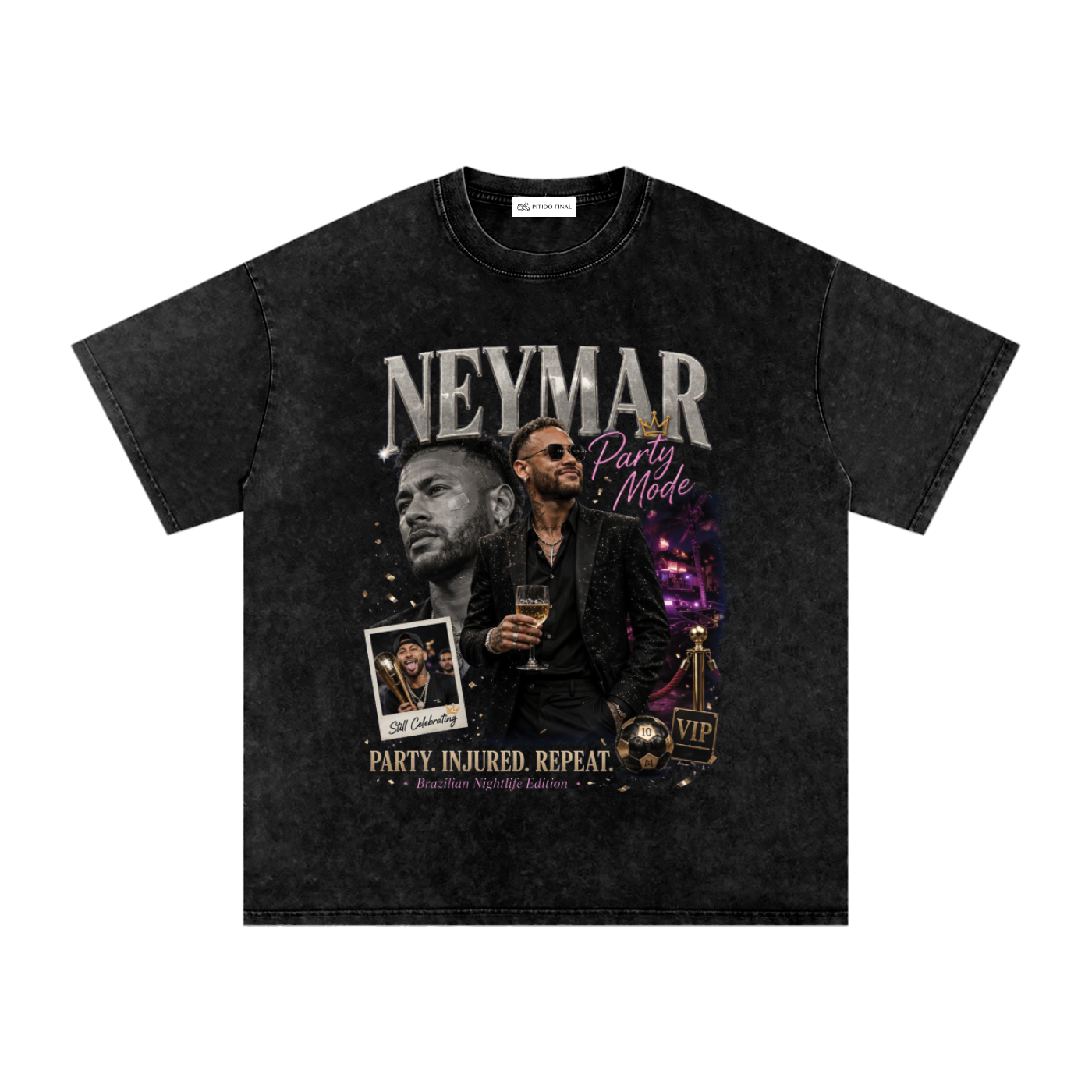 Neymar Party Mode (Special) - Washed T-shirt