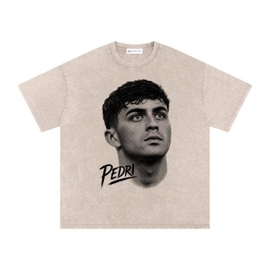 Pedri - A una tinta - Camiseta Washed