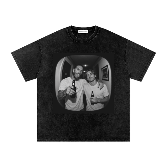 Camiseta Washed Dark Idols Ramos y Modrić - vista frontal