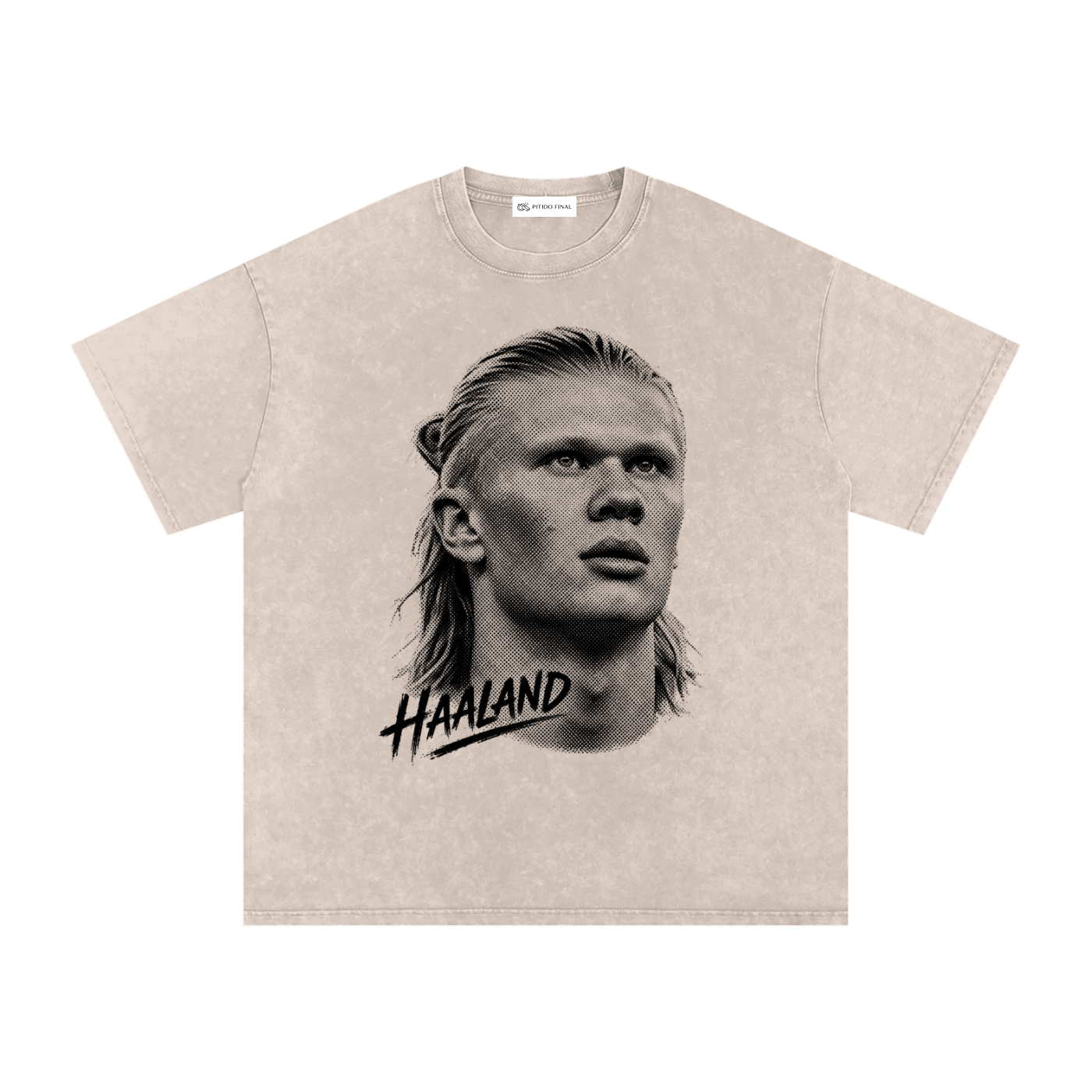Haaland - A una tinta - Camiseta Washed