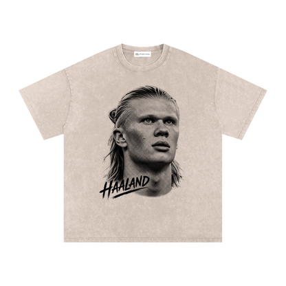 Haaland - A una tinta - Camiseta Washed
