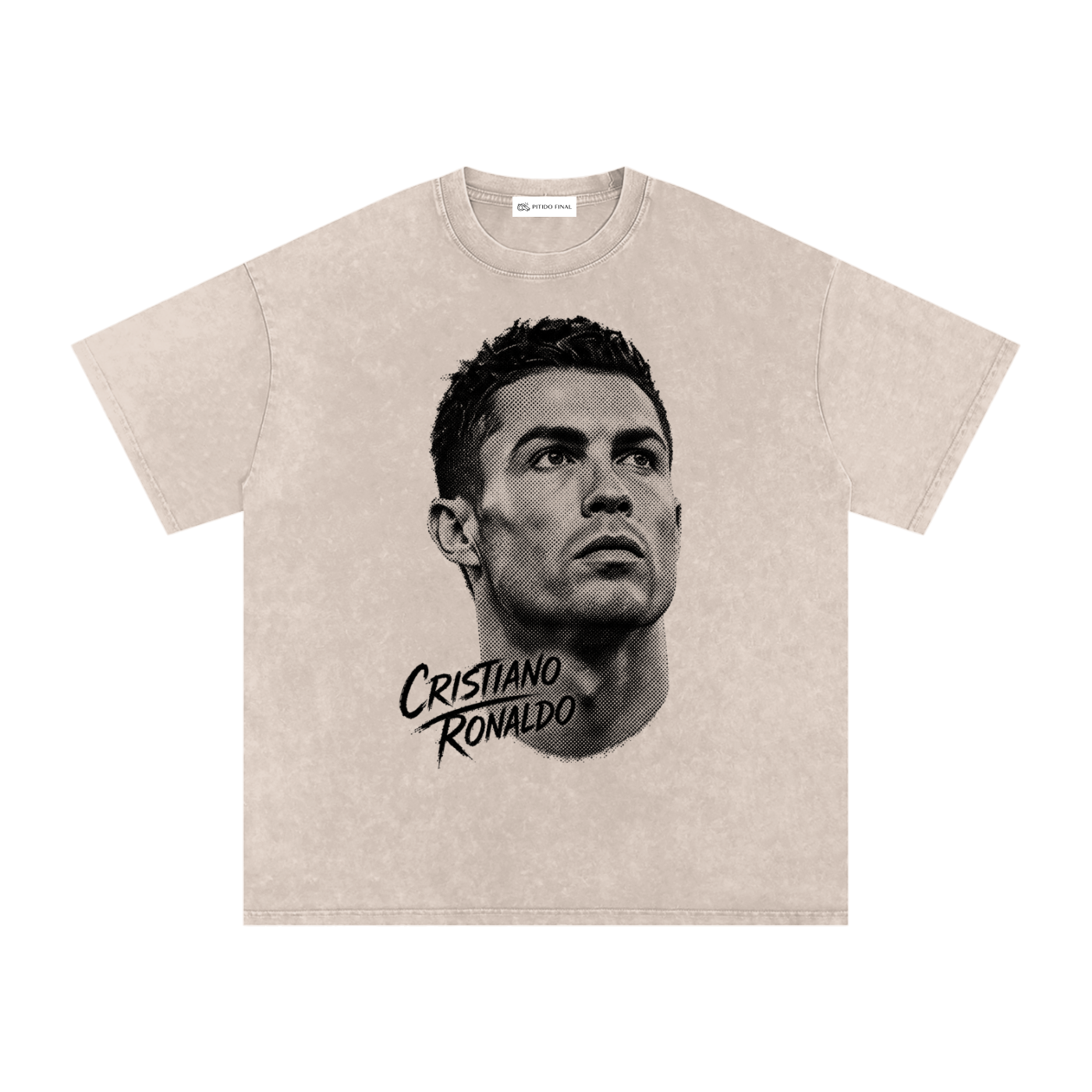Cristiano - A una tinta - Camiseta Washed