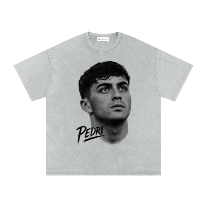 Pedri - A una tinta - Camiseta Washed