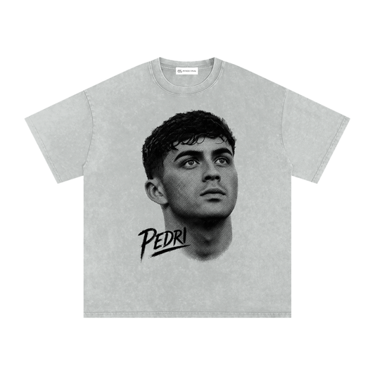 Pedri - A una tinta - Camiseta Washed