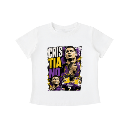 Cristiano - Comic Version - Camiseta Mujer