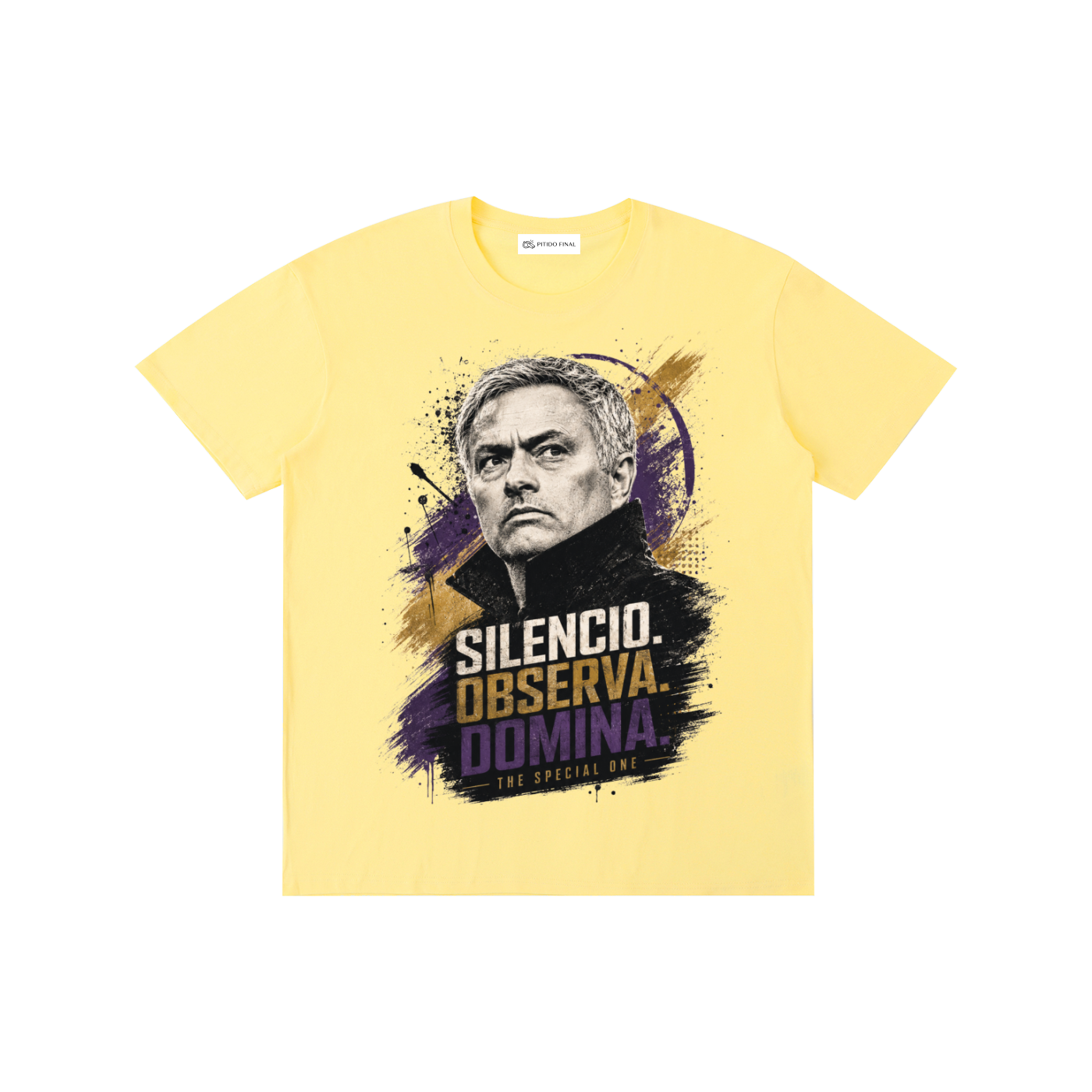 Mourinho - Silencio, Observa, Domina - Camiseta Verano