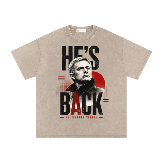 Mourinho - He's Back - Camiseta Washed