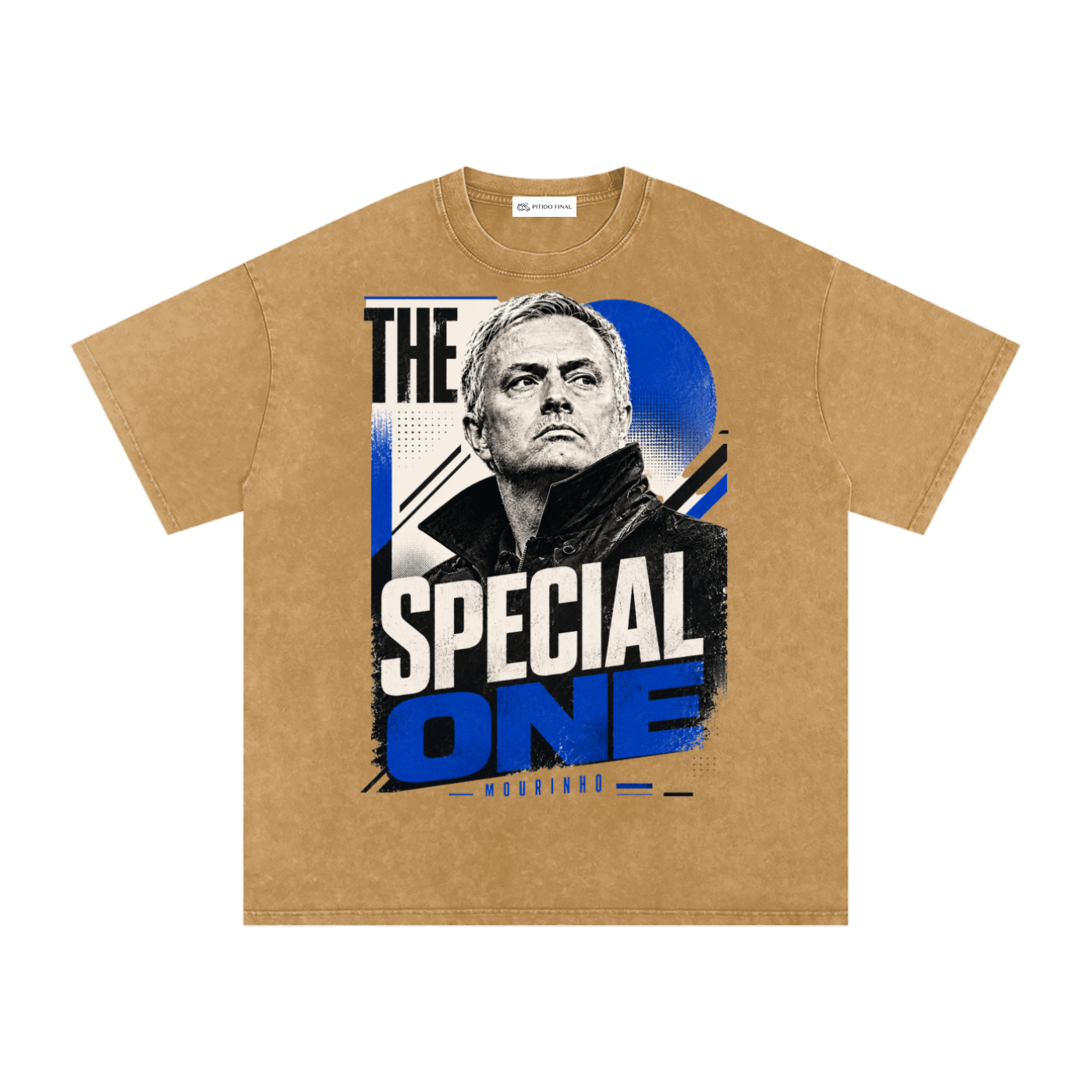 Mourinho - The Special One Azul - Camiseta Washed