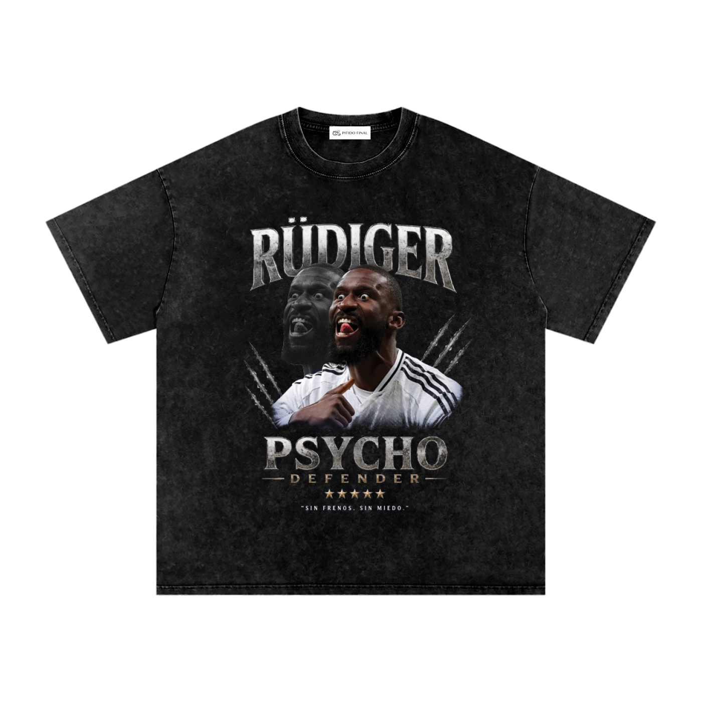 Rüdiger Psycho Defender (Special) - Washed T-Shirt