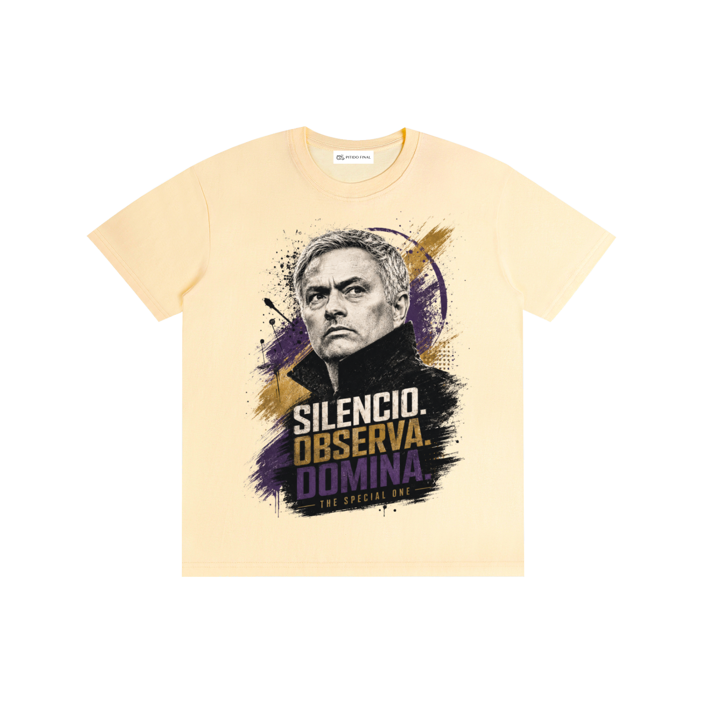 Mourinho - Silencio, Observa, Domina - Camiseta Verano