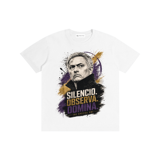 Mourinho - Silencio, Observa, Domina - Camiseta Verano