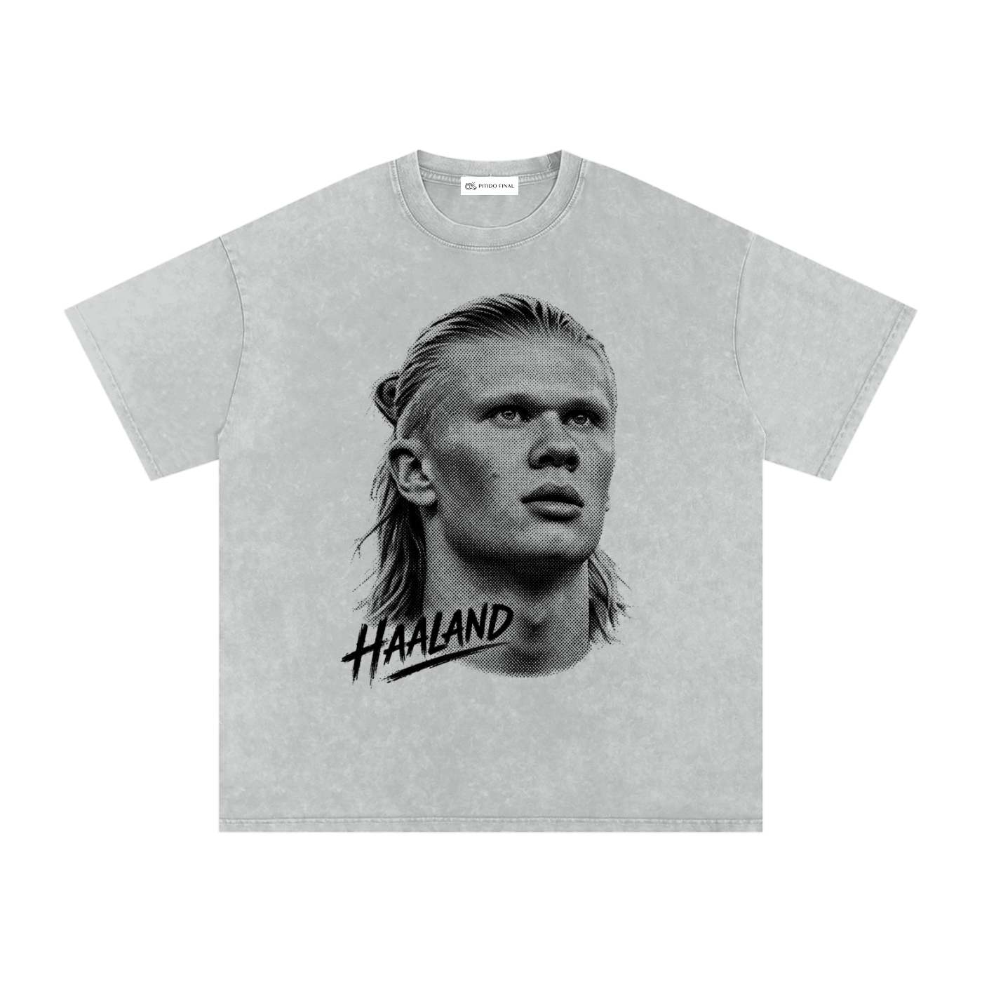 Haaland - A una tinta - Camiseta Washed