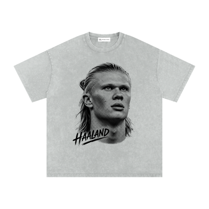 Haaland - A una tinta - Camiseta Washed