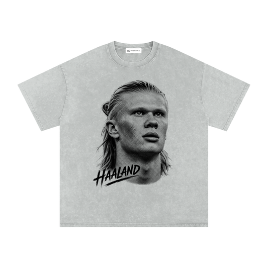 Haaland - A una tinta - Camiseta Washed