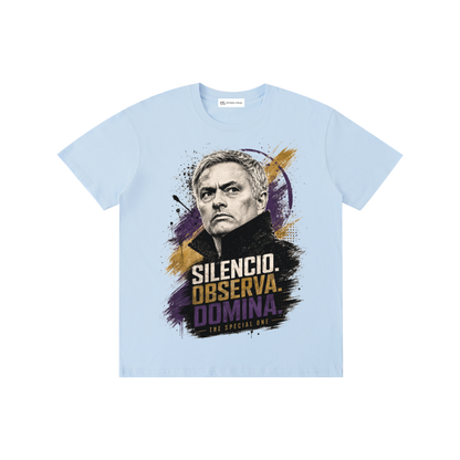 Mourinho - Silencio, Observa, Domina - Camiseta Verano