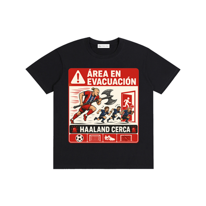 Haaland - Área en Evacuación - Camiseta