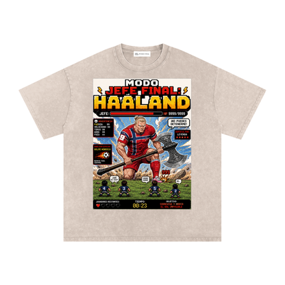 Haaland - Jefe Final - Camiseta Washed