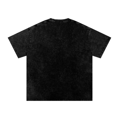 Camiseta Washed Dark Idols Zidane y Ronaldo - vista trasera