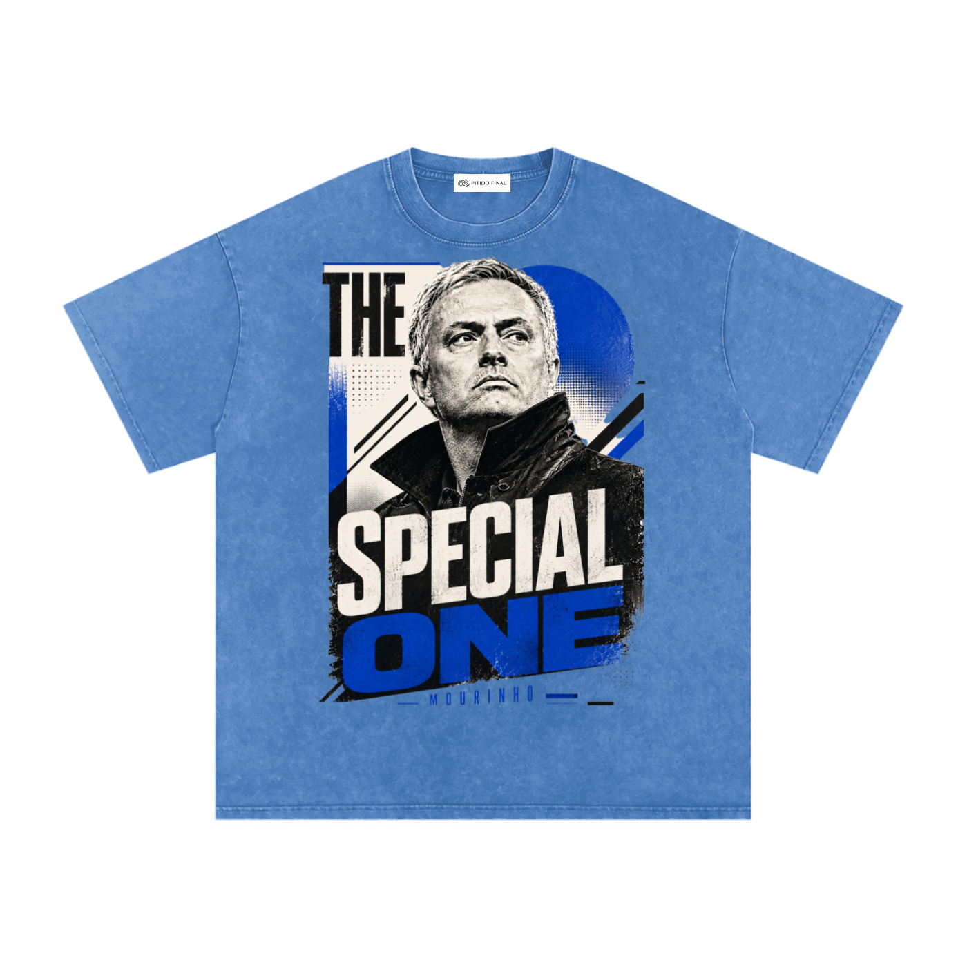 Mourinho - The Special One Azul - Camiseta Washed