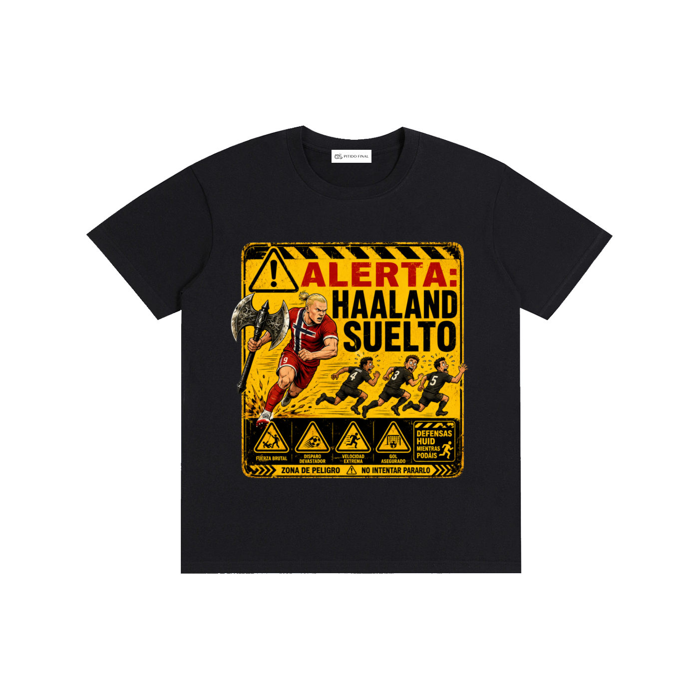 Haaland - Alerta - Camiseta