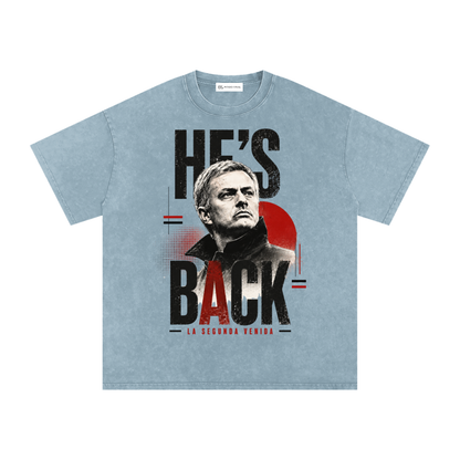 Mourinho - He's Back - Washed T-shirt