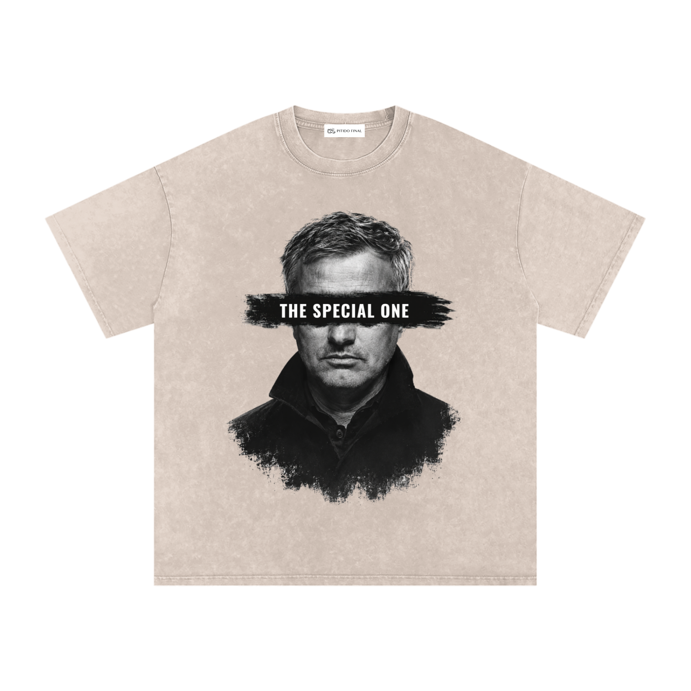 Mourinho - The Special One Ojos Tapados - Camiseta Washed