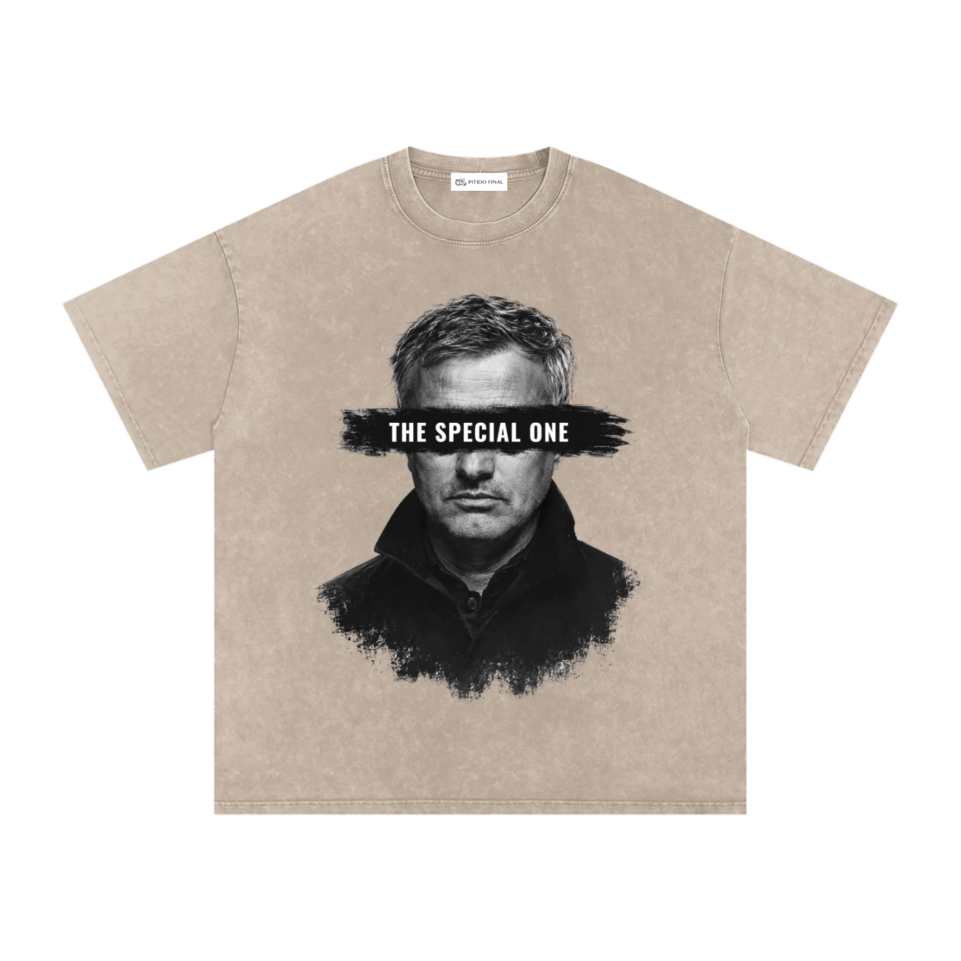 Mourinho - The Special One Ojos Tapados - Camiseta Washed