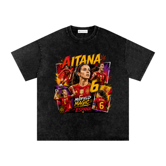 Aitana - España Comic Version - Camiseta Washed
