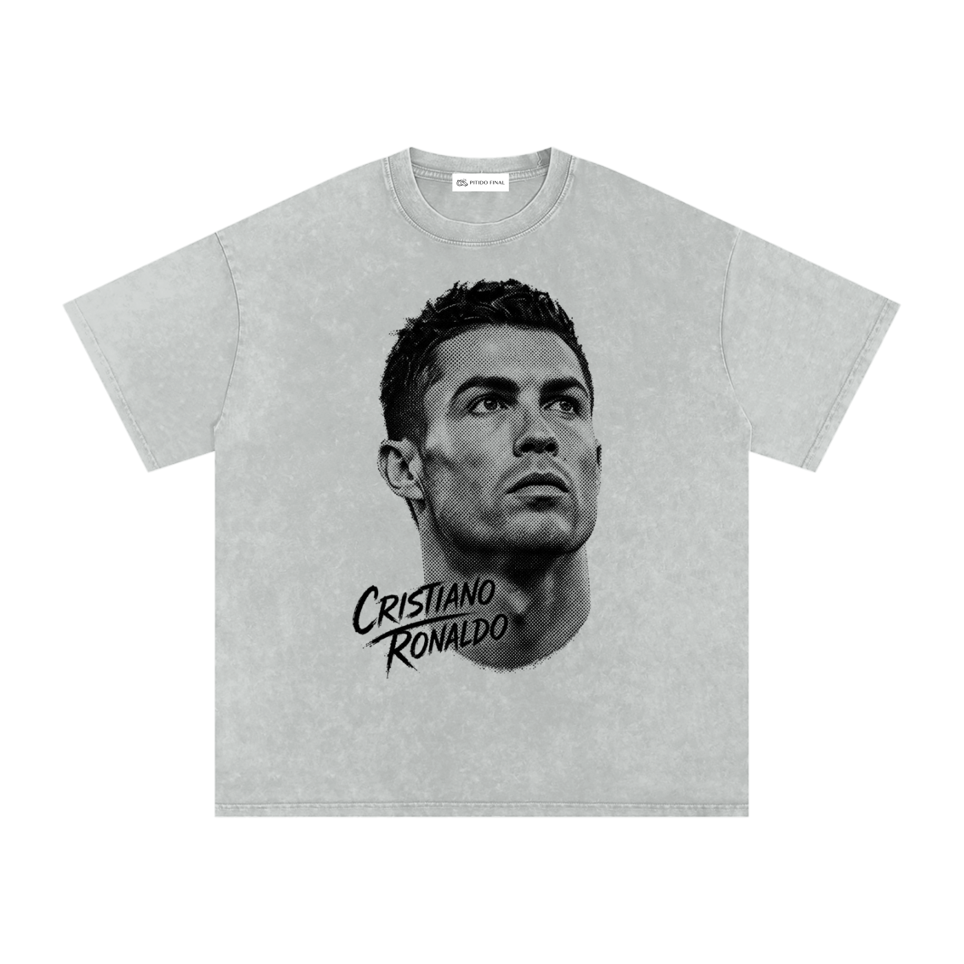 Cristiano - A una tinta - Camiseta Washed