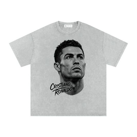Cristiano - A una tinta - Camiseta Washed