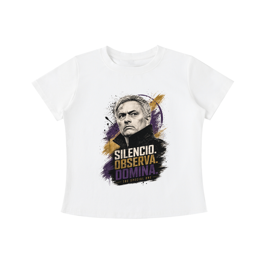 Mourinho - Silencio, Observa, Domina - Camiseta Mujer