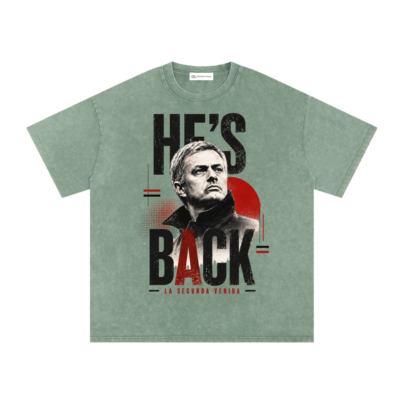 Mourinho - He's Back - Camiseta Washed