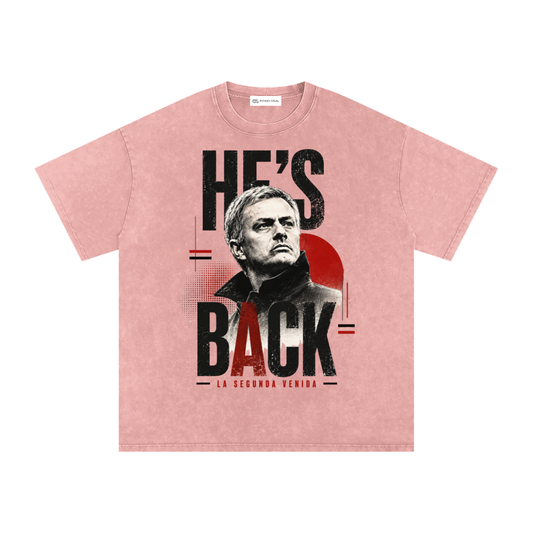 Mourinho - He's Back - Camiseta Washed