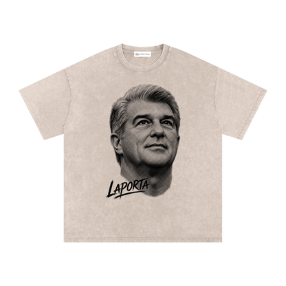 Laporta - A una tinta - Camiseta Washed