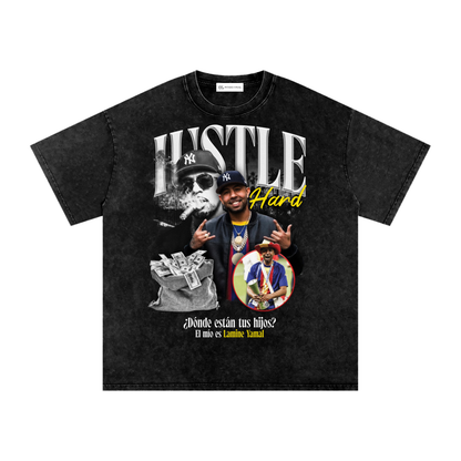 Hustle Hard (Especial) - Camiseta Washed