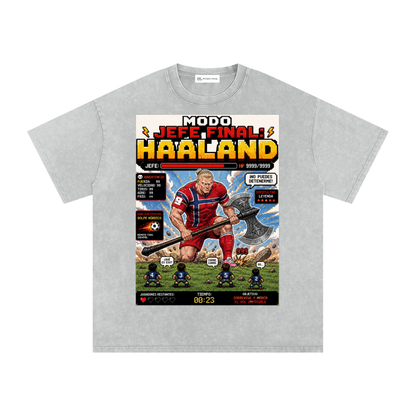 Haaland - Jefe Final - Camiseta Washed