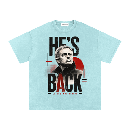 Mourinho - He's Back - Washed T-shirt