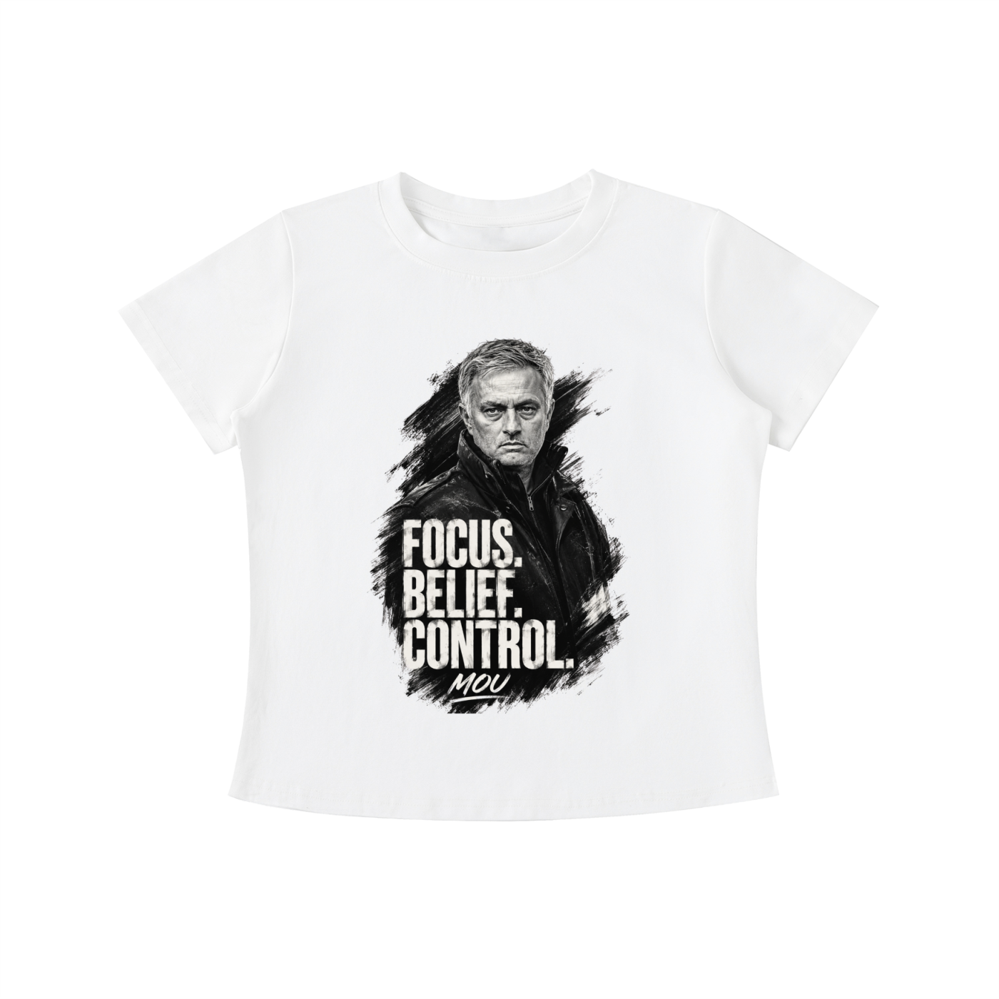 Mourinho - Focus, Belif, Control - Camiseta Mujer