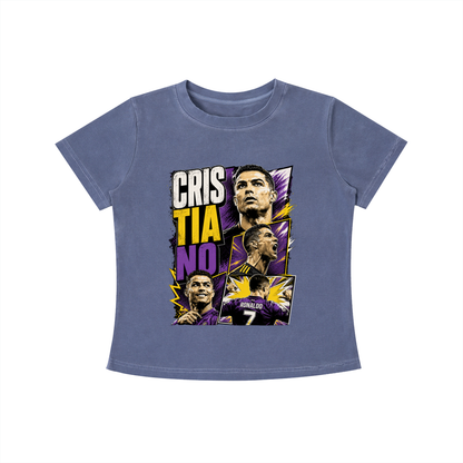 Cristiano - Comic Version - Camiseta Mujer