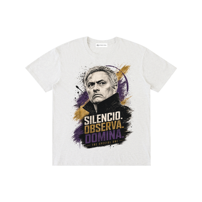Mourinho - Silencio, Observa, Domina - Camiseta Verano