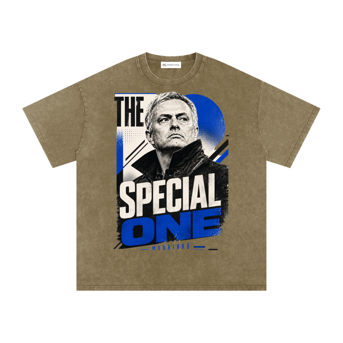 Mourinho - The Special One Azul - Camiseta Washed