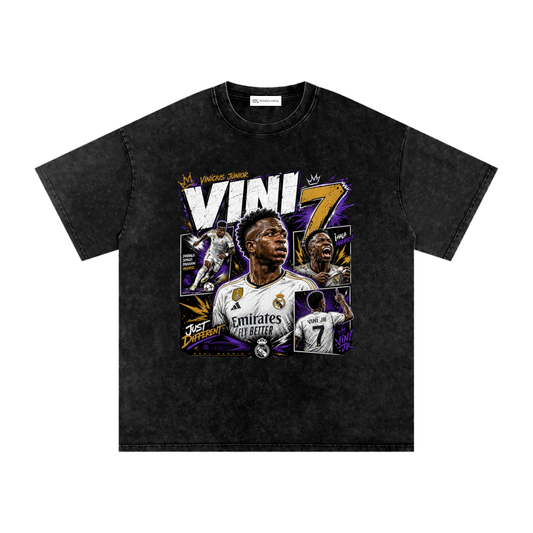 Vinicius - Real Madrid Comic Version - Camiseta Washed