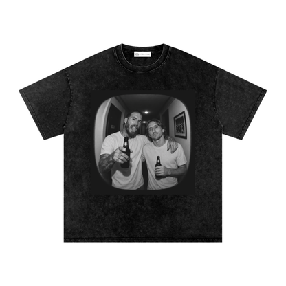Camiseta Washed Dark Idols Ramos y Modrić - vista frontal