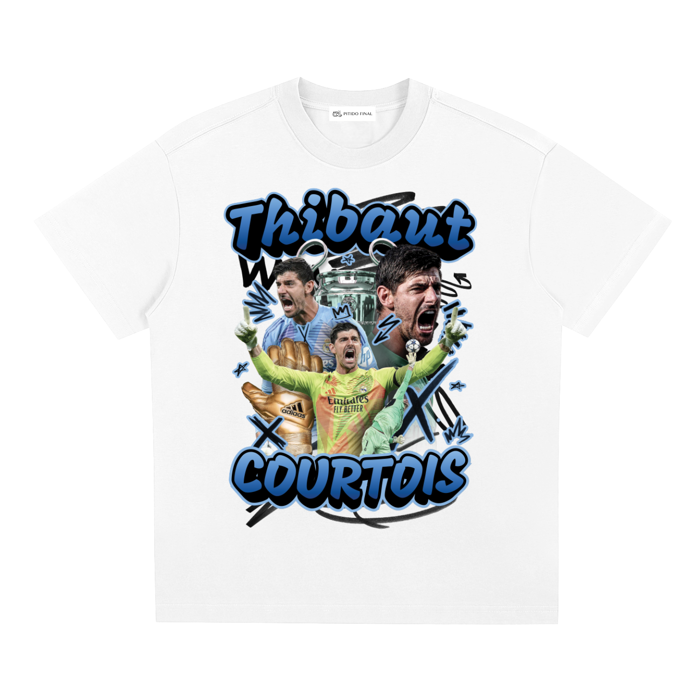 Courtois Collage (Madridistas) - Jersey